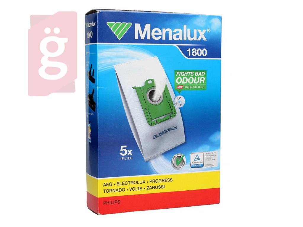 Kép a(z) IZ-E5/PH5GYMS.1F Menalux 1800 Electrolux / AEG / Philips S-BAG Gyári mikroszálas porzsák (5db+1filter/csomag) 9001688184 nevű termékről