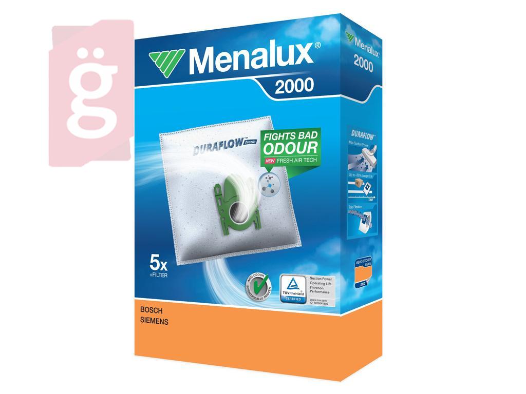 Kép a(z) IZ-S11GYS.1F Menalux 2000 Bosch / Siemens G stb. Gyári mikroszálas porzsák (5db+1filter/csomag) 9001961466 nevű termékről