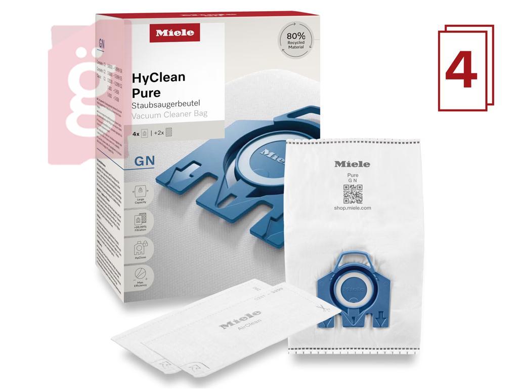 Kép a(z) IZ-M1/M4GYS MIELE HyClean Pure G/N Gyári mikroszálas porzsák (4db+2filter/csomag)  nevű termékről