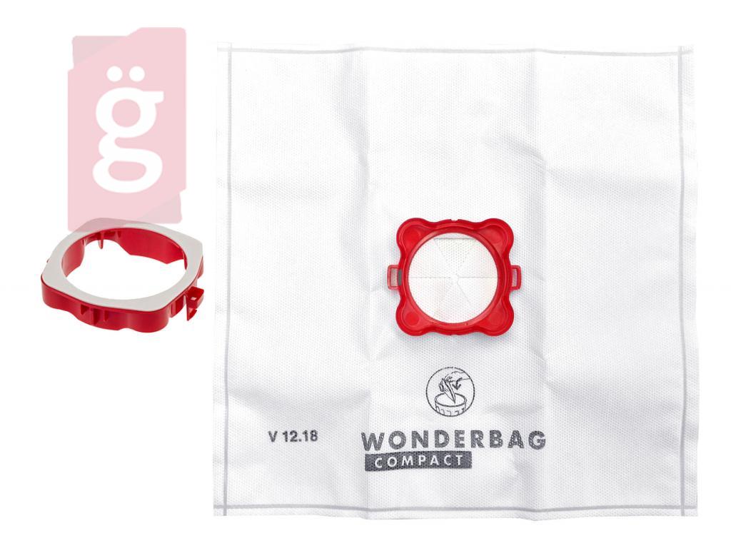Kép a(z) IZ-R14/3GYS Rowenta Wonderbag Compact (3L) Gyári mikroszálas porzsák ELŐLAPPAL (Adapterrel) (5db+1előlap/csomag) WB305140 nevű termékről