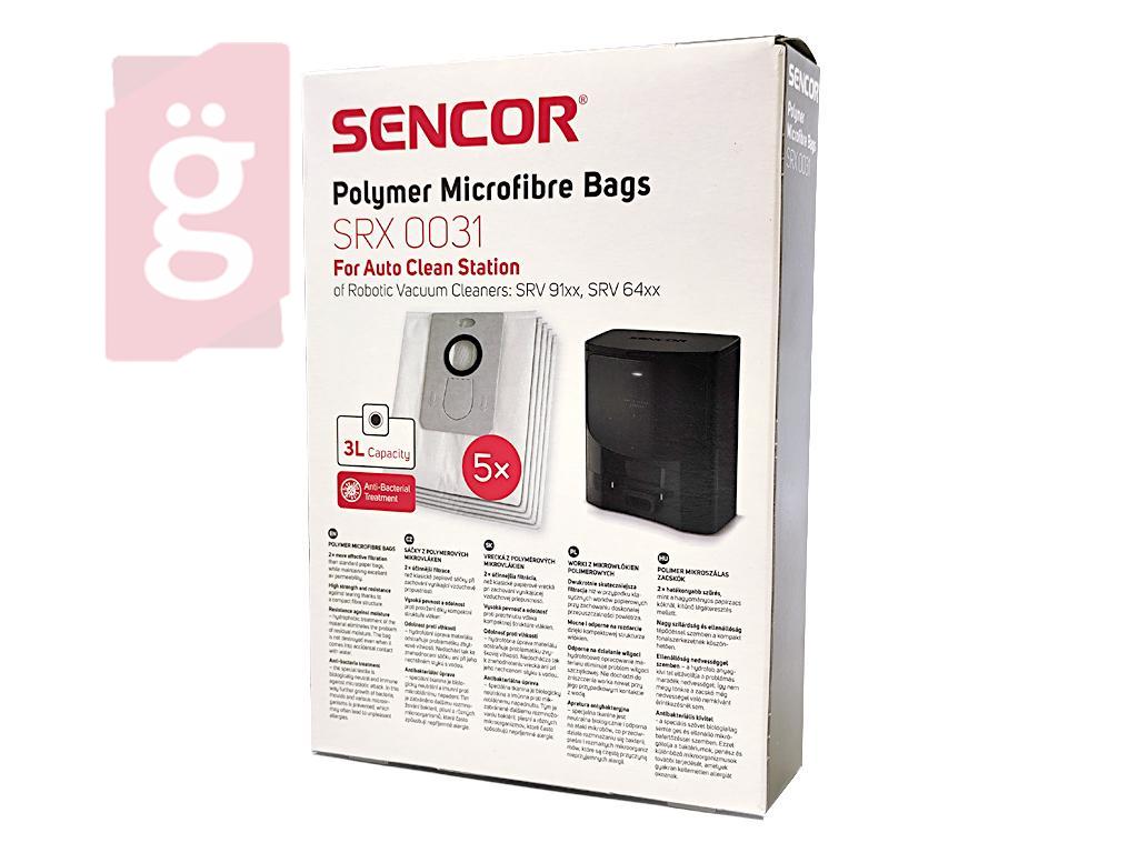 Kép a(z) IZ-SRX0031 Sencor SRV 6450BK / SRV 6485BK / SRV 9185BK Gyári mikroszálas porzsák (5db/csomag) nevű termékről