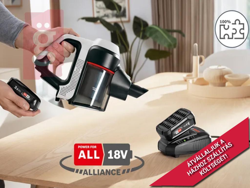 Kép a(z) Porszívó Cserélhető Akkumulátor Power for ALL 18V 3.0Ah BBS711AU/01 / BCS711A/01 / BHZUB1830  / 17006127 Gyári nevű termékről