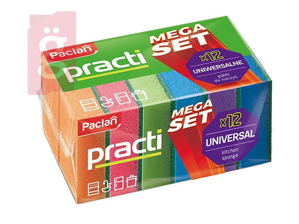 Kép a(z) Paclan Practi Mosogatószivacs Dörzsivel Mega Set 12db/csomag nevű termékről