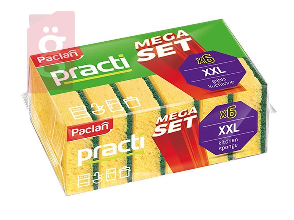 Kép a(z) Paclan Practi Mosogatószivacs Dörzsivel Mega Set 6db/csomag nevű termékről
