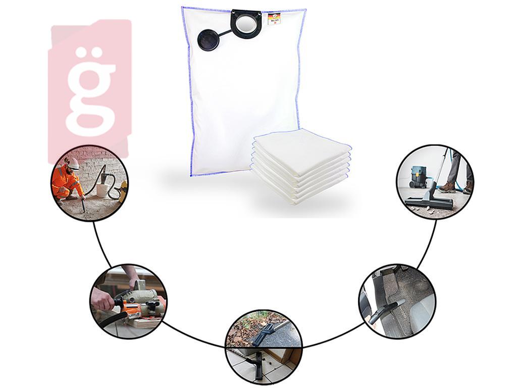 Kép a(z) IZ-MO25S-PREMIUM IPARI METABO AS 20 L PC / ASA 25 L PC / ASA 30 L PC Kompatibilis mikroszálas porzsák (5db/csomag) 5 rétegű nevű termékről