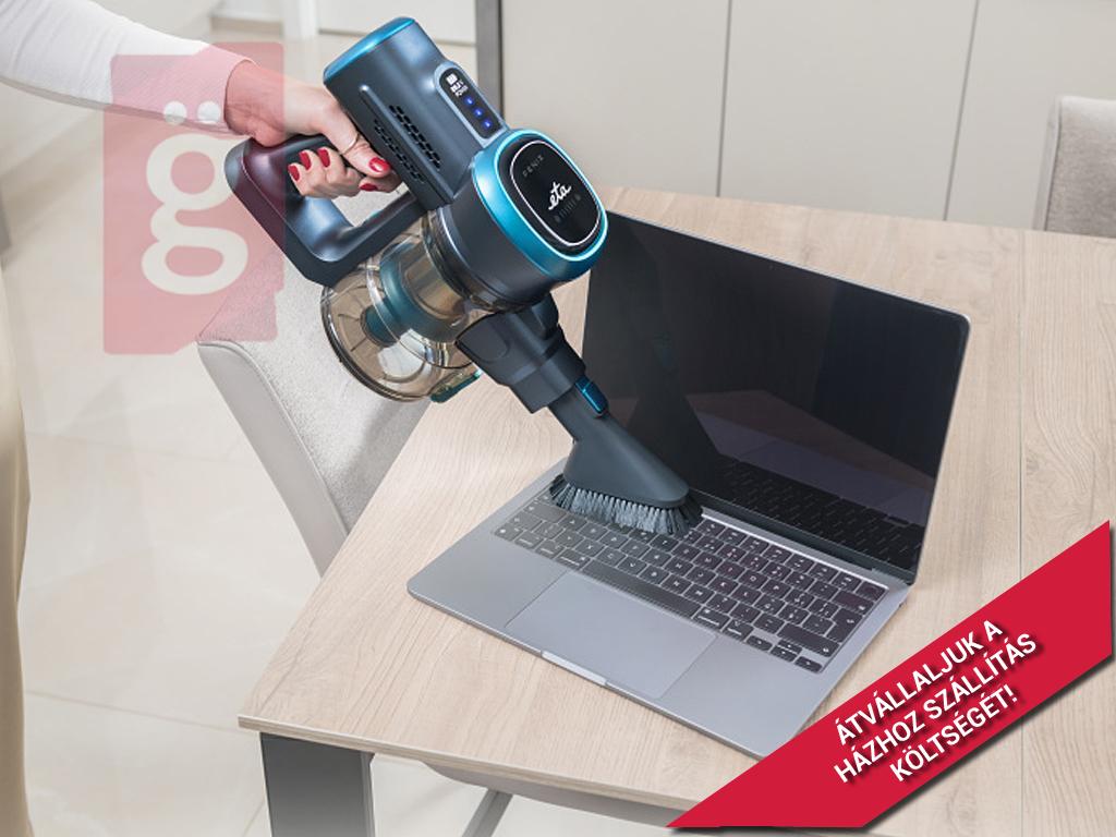 Kép a(z) ETA Fenix Álló Porszívó 123390000 szürke/kék (Álló és kézi porszívó 2 az 1-ben) 5 év hosszabbított garancia a motorra nevű termékről