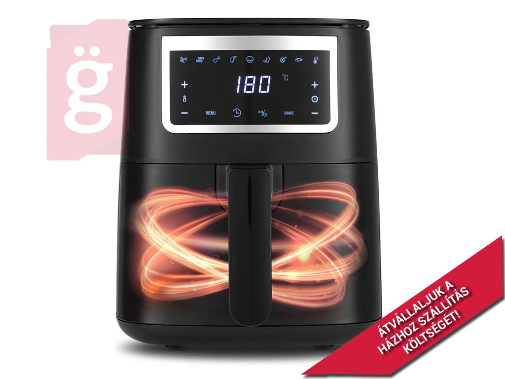 Kép a(z)  GOURMETMAXX 15198 Air Fryer / Forrólevegős sütő 4 literes 1300W fekete nevű termékről