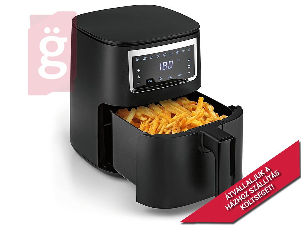 Kép a(z)  GOURMETMAXX 15198 Air Fryer / Forrólevegős sütő 4 literes 1300W fekete nevű termékről