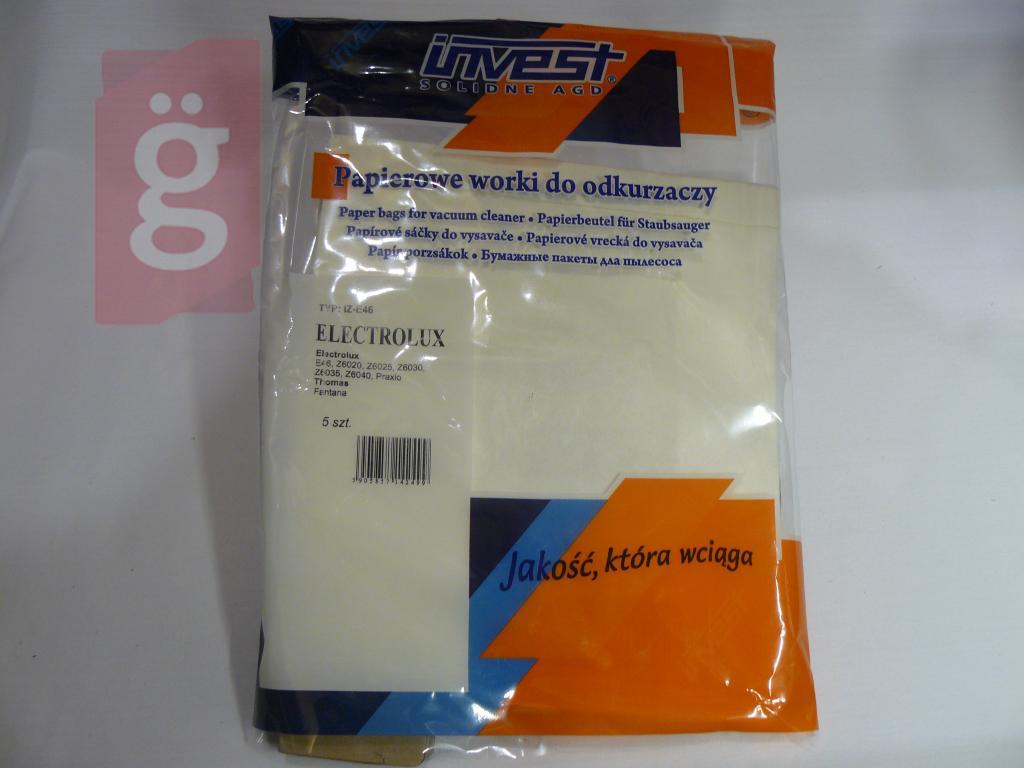 Kép a(z) IZ-E46 Invest Kompatibilis papír porzsák (5db/csomag) nevű termékről