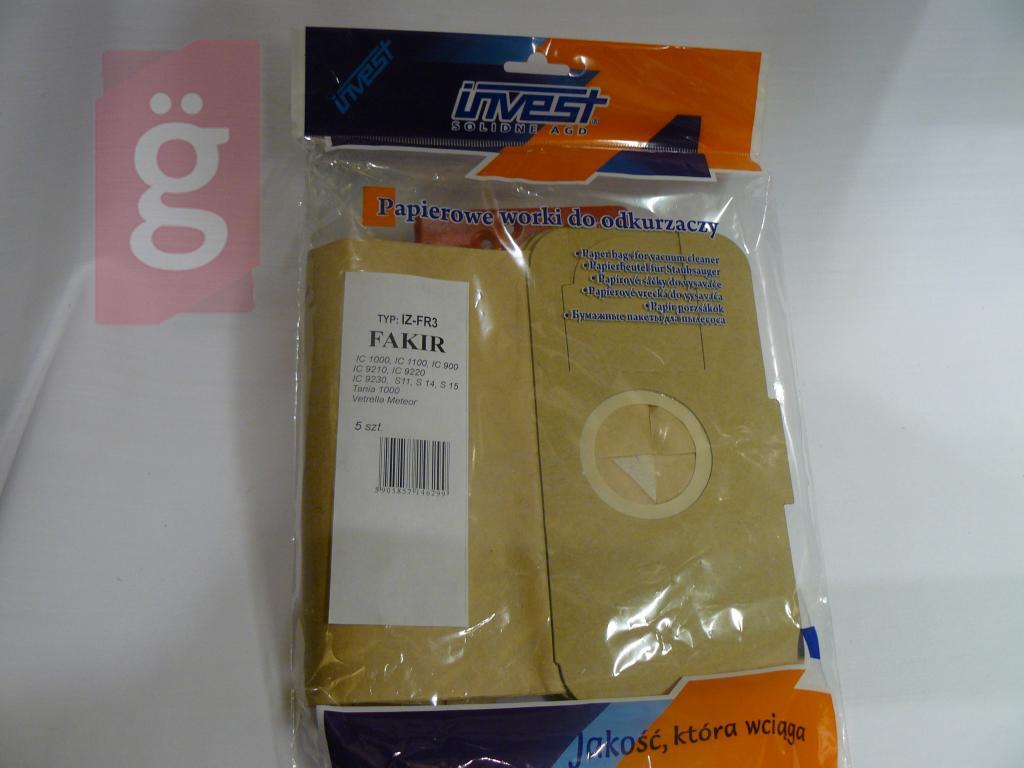 Kép a(z) IZ-FR3 Invest Kompatibilis papír porzsák (5db/csomag) nevű termékről