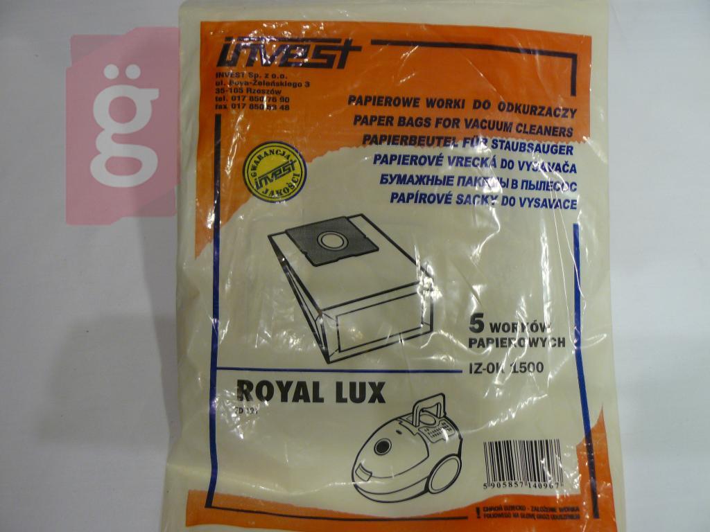 Kép a(z) IZ-OK1500 Invest Kompatibilis papír porzsák (5db/csomag) nevű termékről