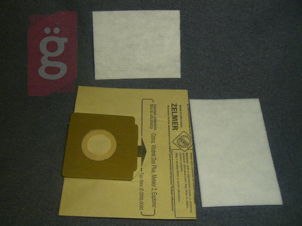 Kép a(z) IZ-2000.0280 Invest Zelmer 2000 Kompatibilis papír porzsák (5db+2filter/csomag) nevű termékről