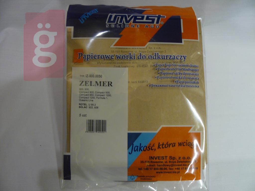 Kép a(z) IZ-900.0050 Invest Kompatibilis papír porzsák (5db/csomag) nevű termékről
