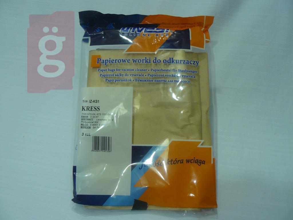 Kép a(z) IZ-KS1 Invest Kompatibilis papír porzsák (5db/csomag) nevű termékről