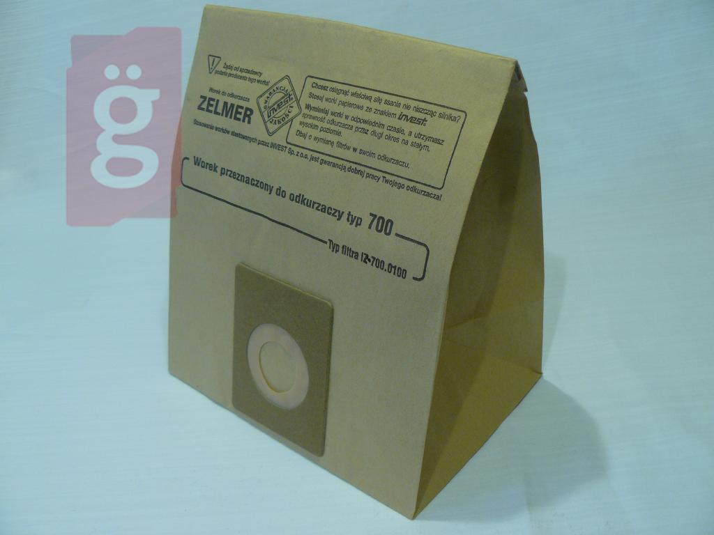 Kép a(z) IZ-700.0080  Invest Kompatibilis papír porzsák (5+2/csomag) nevű termékről