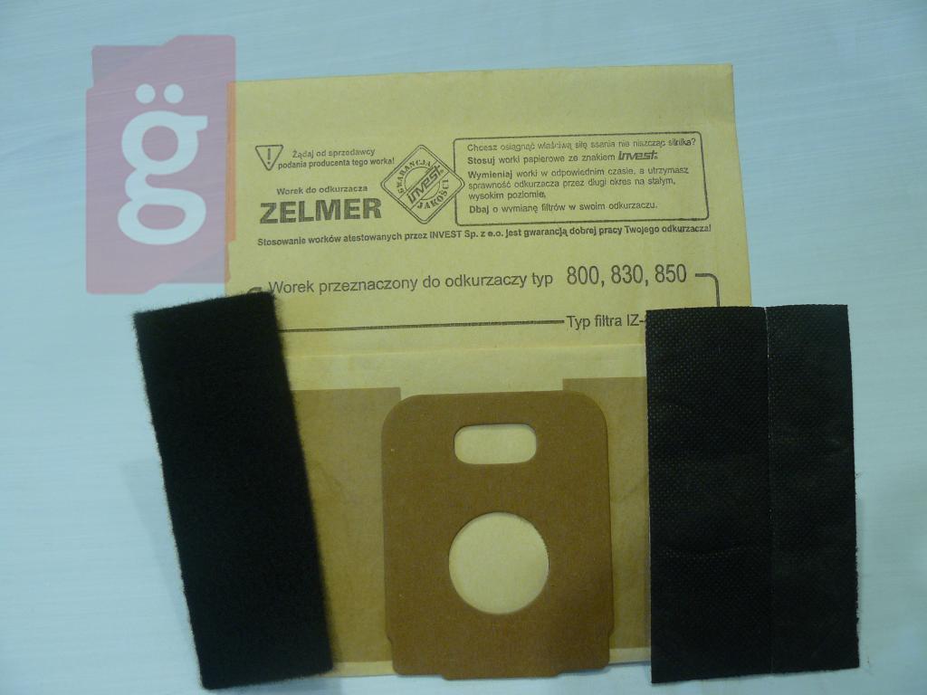 Kép a(z) IZ-800.0080  Invest Kompatibilis papír porzsák (5+2/csomag) nevű termékről