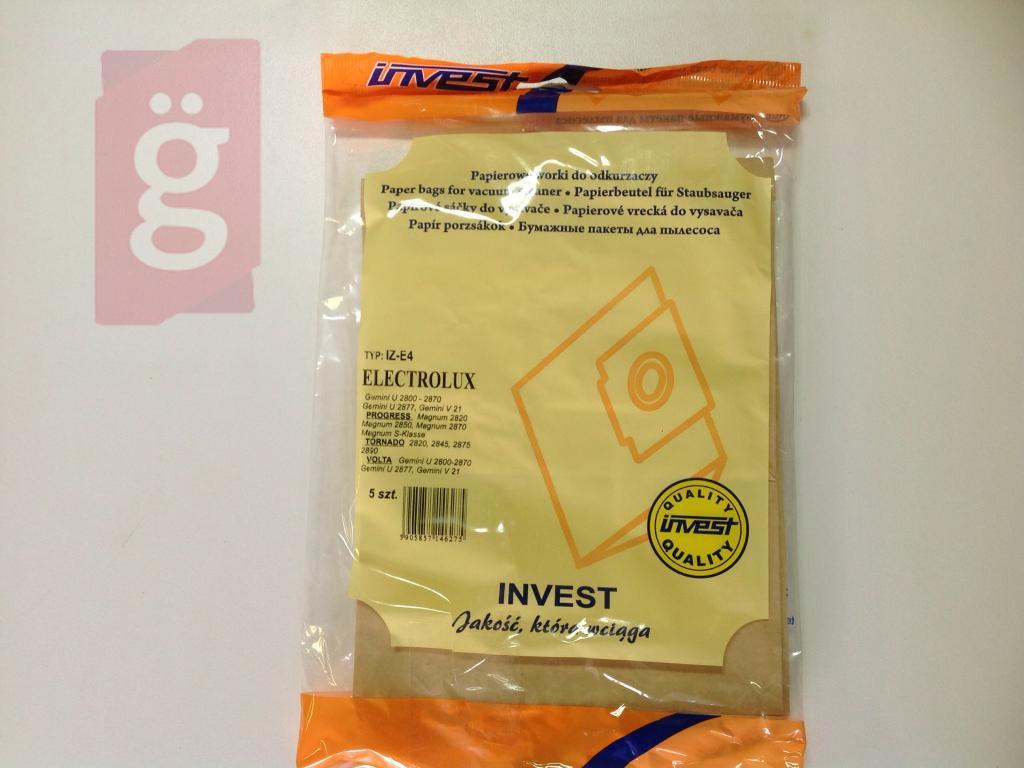 Kép a(z) IZ-E4 Invest Kompatibilis papír porzsák (5db/csomag) nevű termékről