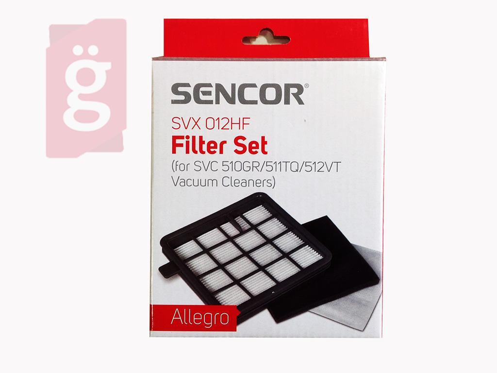 Kép a(z) Porszívó Hepa Filter/Szűrő készlet Sencor SVX012HF/ SVC 510GR/511TQ/512VT Allegro Porzsívóhoz Gyári MOSHATÓ nevű termékről
