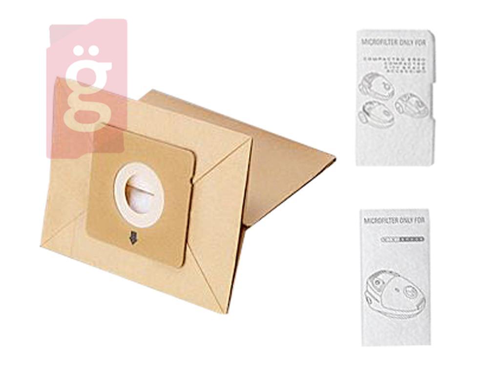 Kép a(z) IZ-R15GY Rowenta Compacteo / Mini Space Gyári papír porzsák (6db+2filter/csomag) ZR003901 nevű termékről