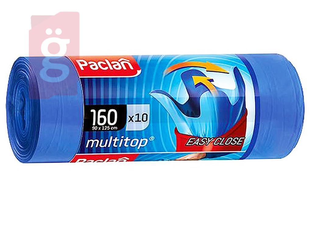 Kép a(z) Paclan Multi-Top Szemeteszsák 160L (10db/tekercs) 90cmx125cm nevű termékről