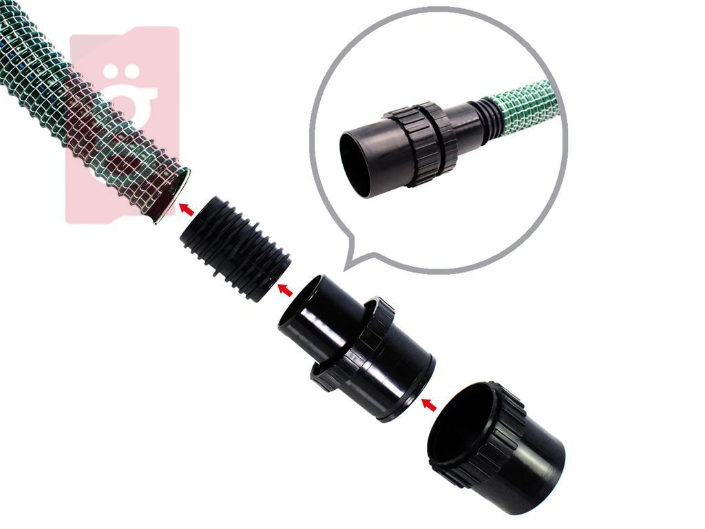 Kép a(z) Porszívó Gép Felőli Gégecső Csatlakozó Szett  Festool / Festo SR 301E-AS / MAKITA VC 4210  nevű termékről