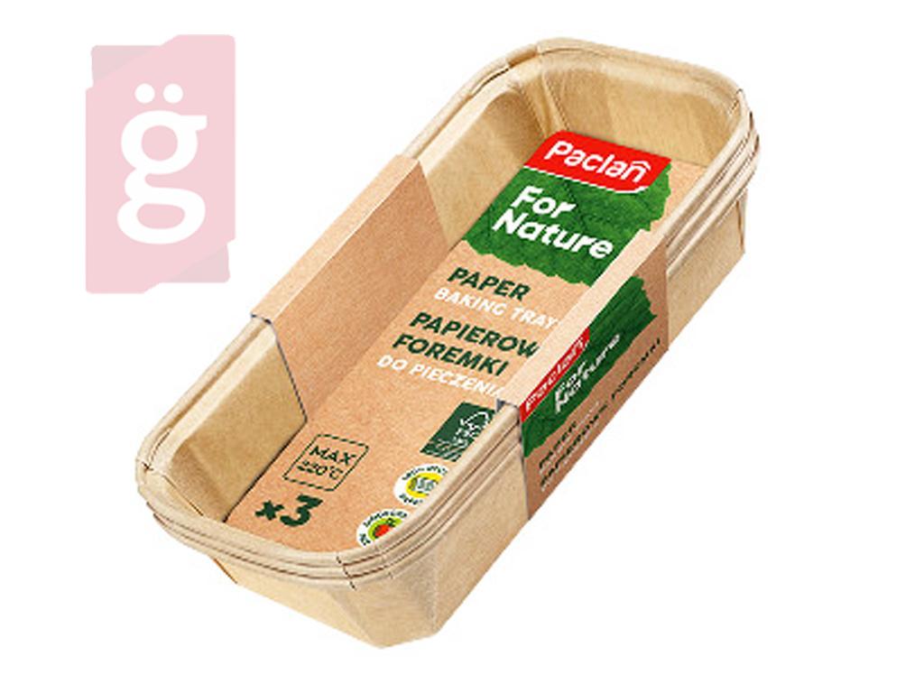 Kép a(z) Paclan For Nature Biológiailag Lebomló Papírsütőforma 3db/csomag nevű termékről
