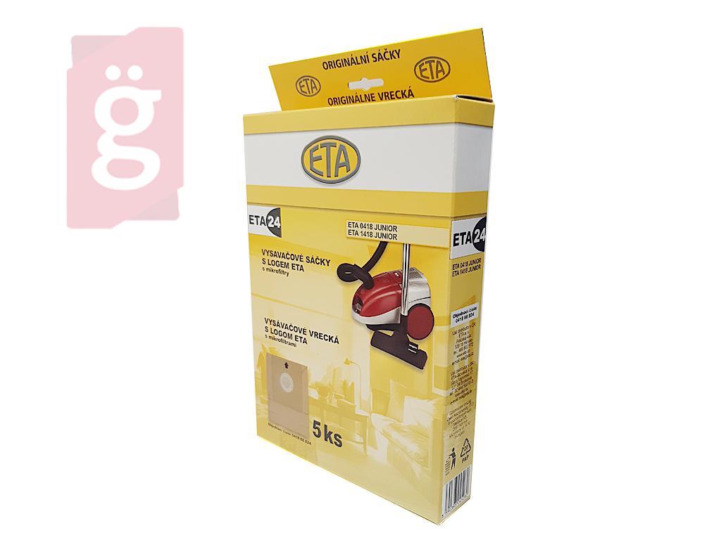 Kép a(z) IZ-418GY ETA 0418 / 1418 Junior ETAS24 Gyári papír porzsák (5db+2filter/csomag) 041868824 nevű termékről