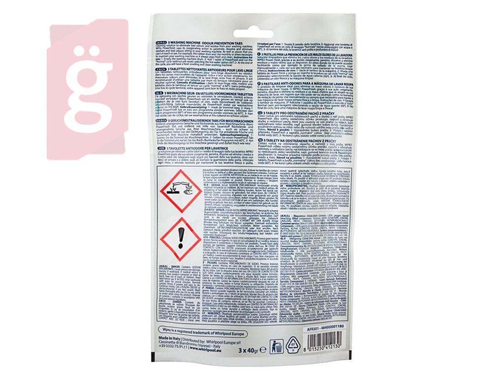 Kép a(z) WPRO AFR302 Mosógép illatosító tabletta (3db/csomag) 484000008492 Gyári nevű termékről