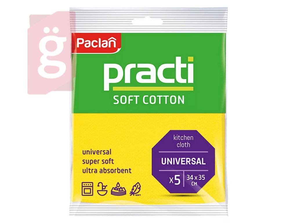 Kép a(z) Paclan Practi Soft Cotton Háztartási Kendő (5db/csomag) 34cmx35cm 280my nevű termékről