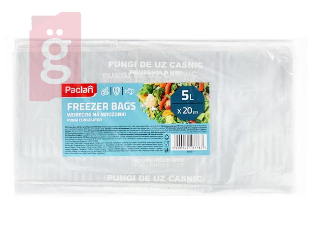 Kép a(z)  Paclan Mélyhűtőzacskó 5literes (20db/csomag) nevű termékről
