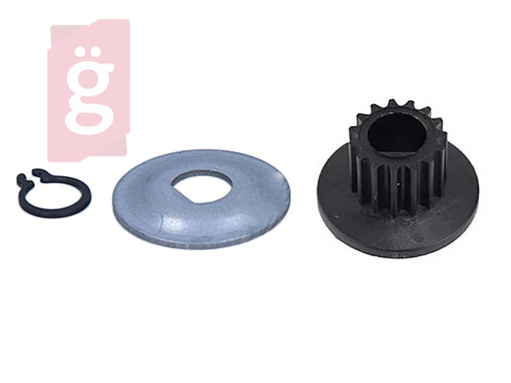 Kép a(z) Univerzális Kenyérsütő Motor Fogaskerék Szett 15 fogszám / (1 db fogaskerék+1db alátét+1db zégergyűrű) Delonghi KW713595 / ETA u.gy nevű termékről