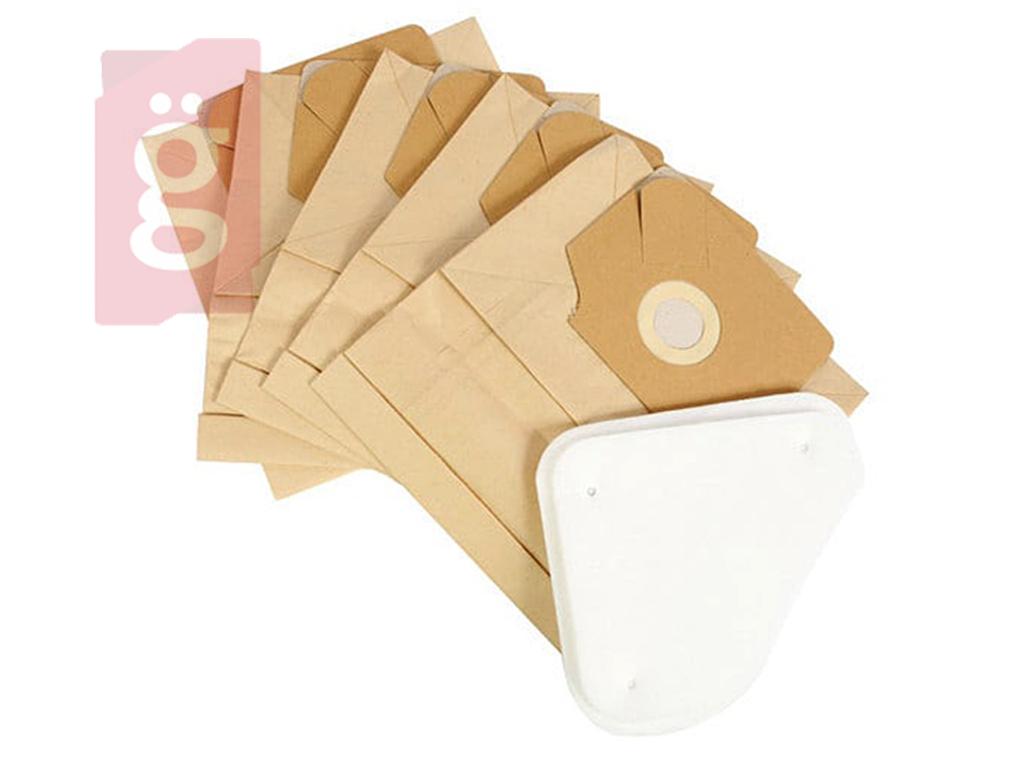 Kép a(z) IZ-E25GY Electrolux E13 Gyári papír porzsák (5db+1filter/csomag) 9001961201 / E13N nevű termékről