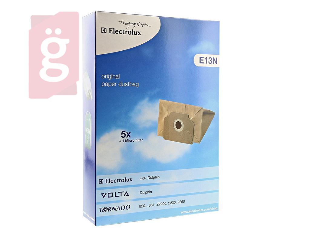 Kép a(z) IZ-E25GY Electrolux E13 Gyári papír porzsák (5db+1filter/csomag) 9001961201 / E13N nevű termékről