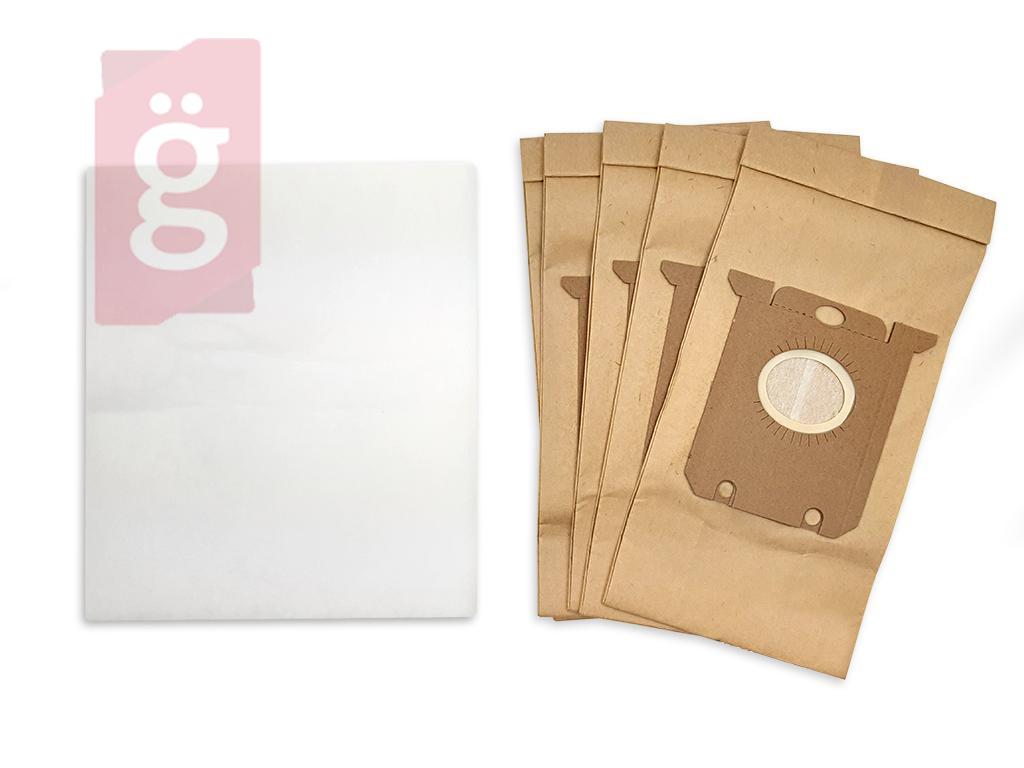 Kép a(z) IZ-E5/PH5.1F-OVAL Electrolux / AEG / Philips S-BAG Kompatibilis papír porzsák (5db+1filter/csomag) nevű termékről