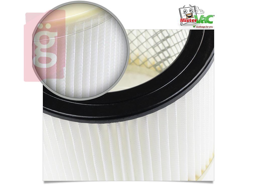Kép a(z) Porszívó Kompatibilis Hepa Filter / Motorvédő Szűrő hengeres Zárt Kraft & Mauk K-402D MOSHATÓ nevű termékről