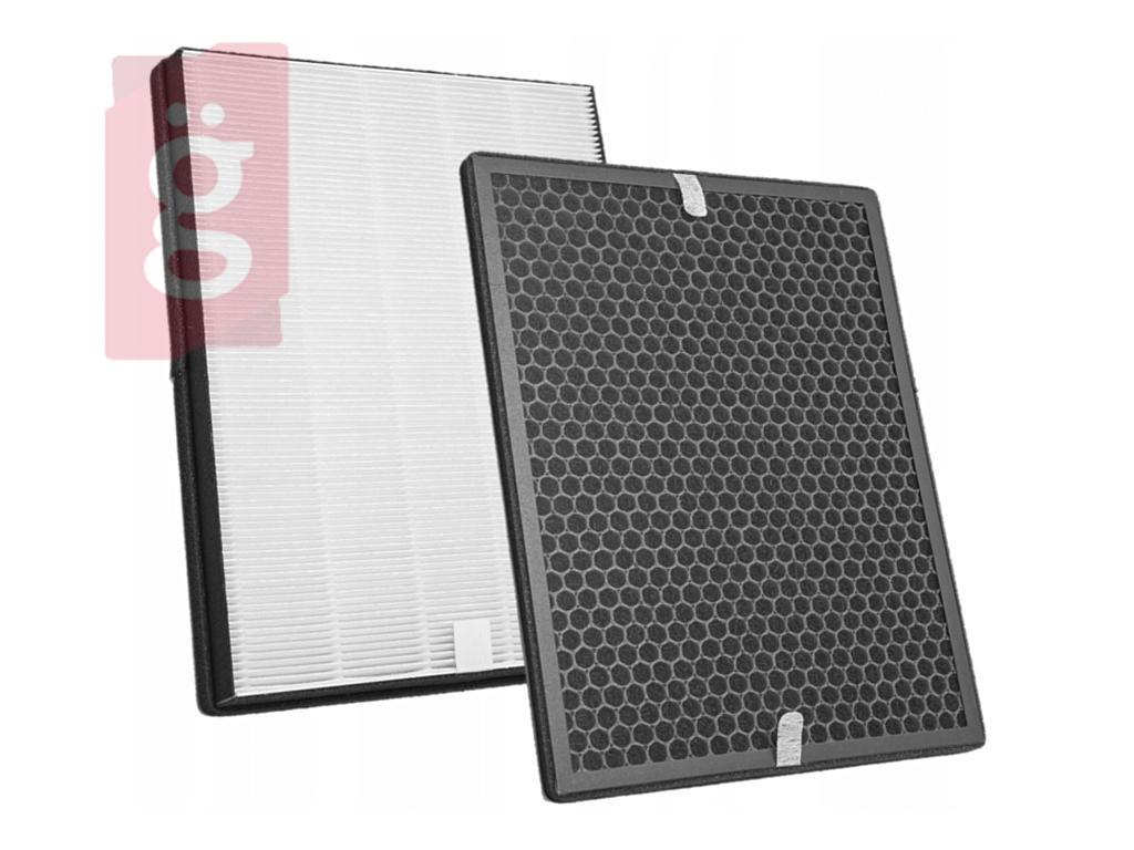 Kép a(z) Légtisztító Kompatibilis Szűrő Szett Philips  AC1214 / Series 1000 2in1 készülékekhez FY1410/30+FY1413/30 (Hepa Filter+Carbon Szénfilter) nevű termékről