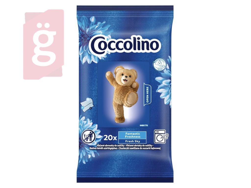 Kép a(z) Coccolino Fresh Sky Illatosító Kendő Szárítógépbe (20db/csomag) nevű termékről